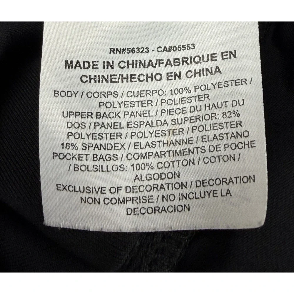 Nike Sportswear Bonded Tech Black Skirt High Waisted Zip Pocket Womens M Golf